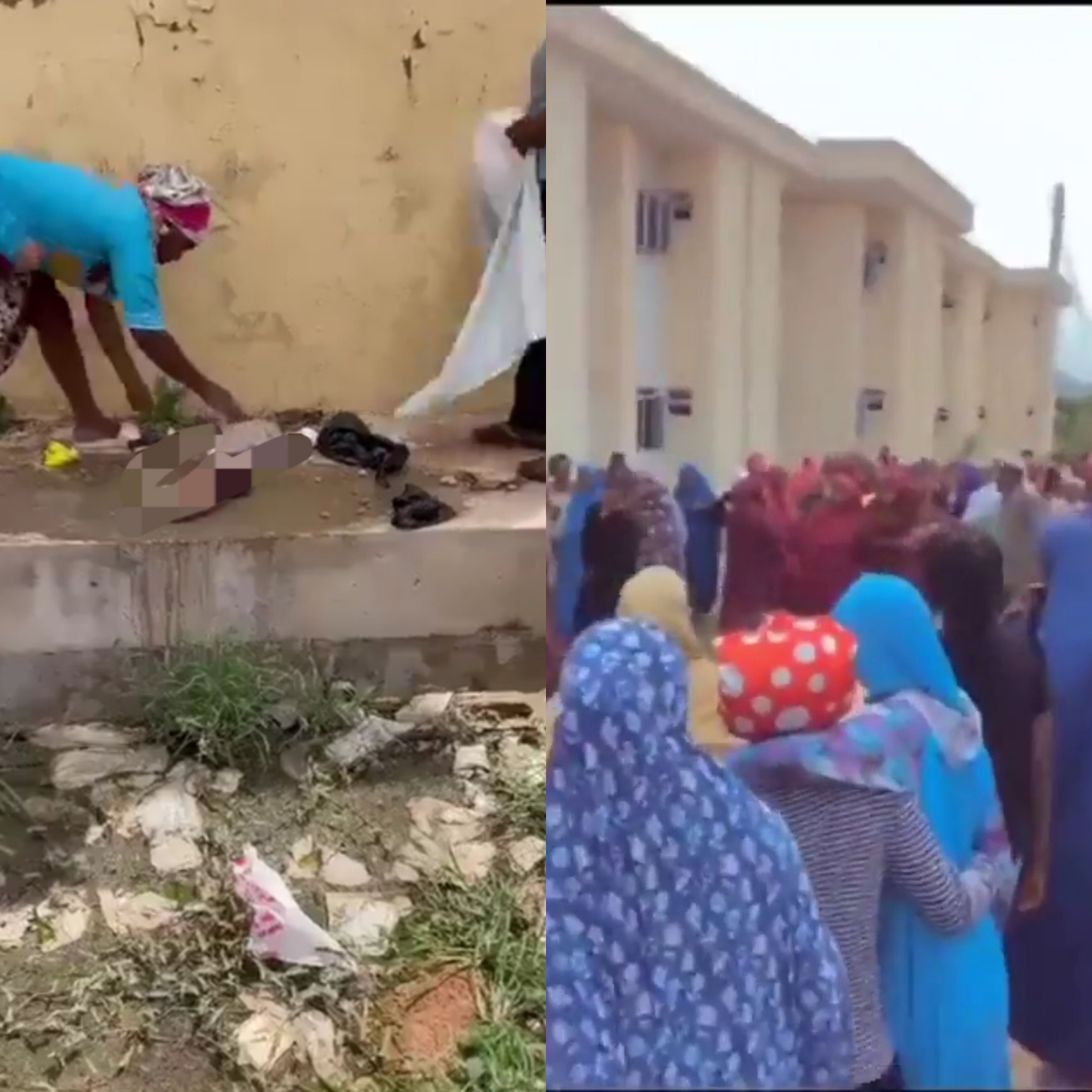 Female student murders her newborn baby in Federal University Dutse hostel (graphic videos)