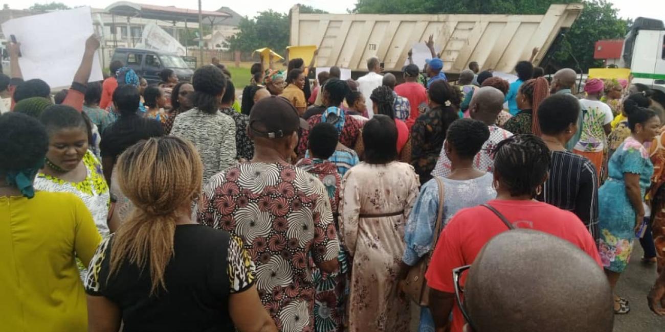 Abia State University Workers Protest Over 11-Month Salary Arrears