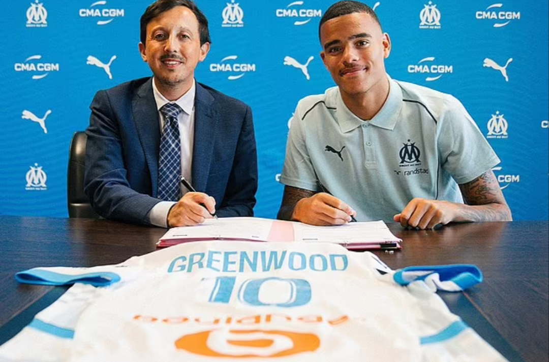 Marseille confirm £30m signing of Mason Greenwood months after being suspended by Man United for ass@ulting girlfriend