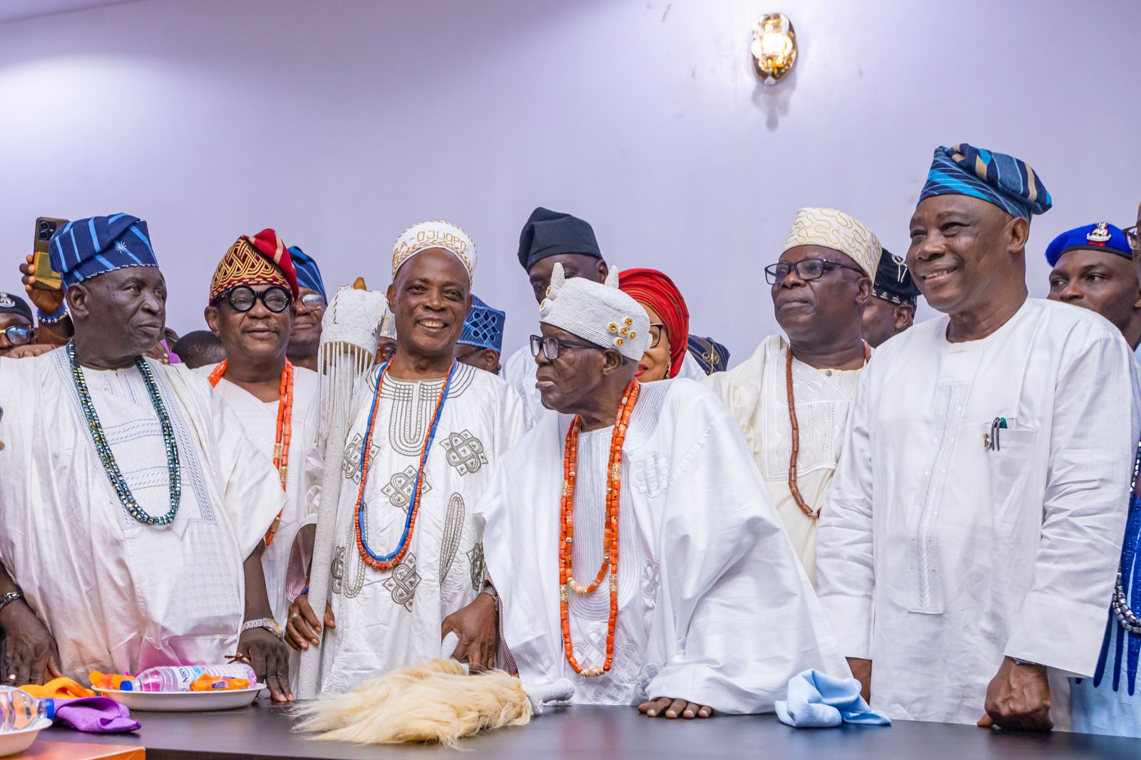 Olubadan Performs First Official Duty, Crowns Ladoja