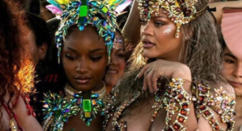 Ayra Starr hangs out with Rihanna at the crop over festival in Barbados(VIDEO)