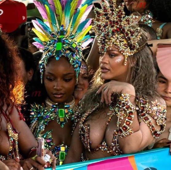 Ayra Starr hangs out with Rihanna at the crop over festival in Barbados(VIDEO)