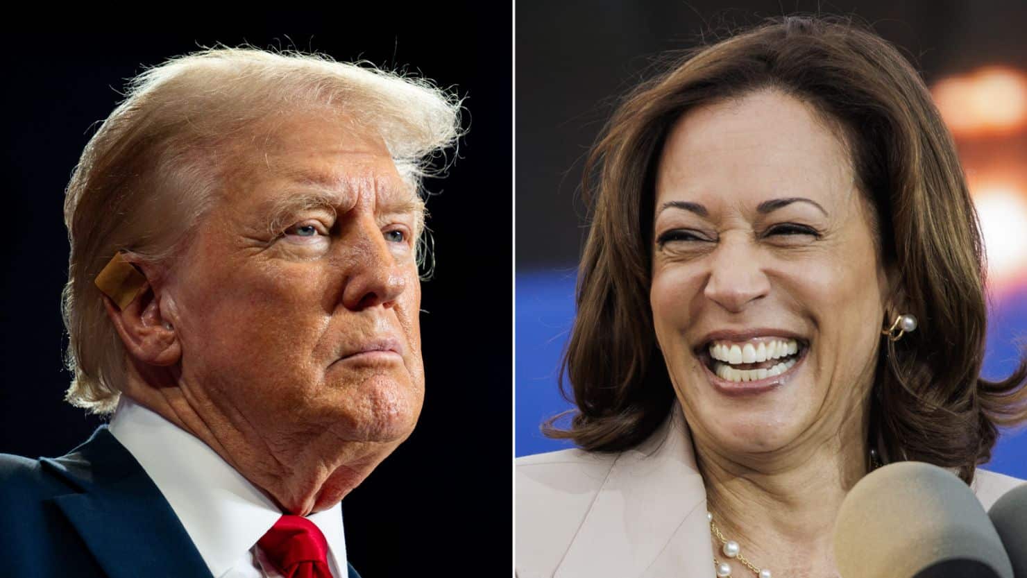 Kamala Harris and Trump offer worlds-apart contrasts on top issues in presidential race