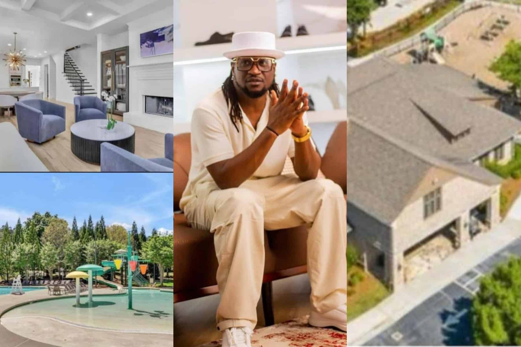 “His new wife brings him good luck” – Nigerians React as Paul Okoye buys a 2nd $1,3m mansion in the US (Photos)