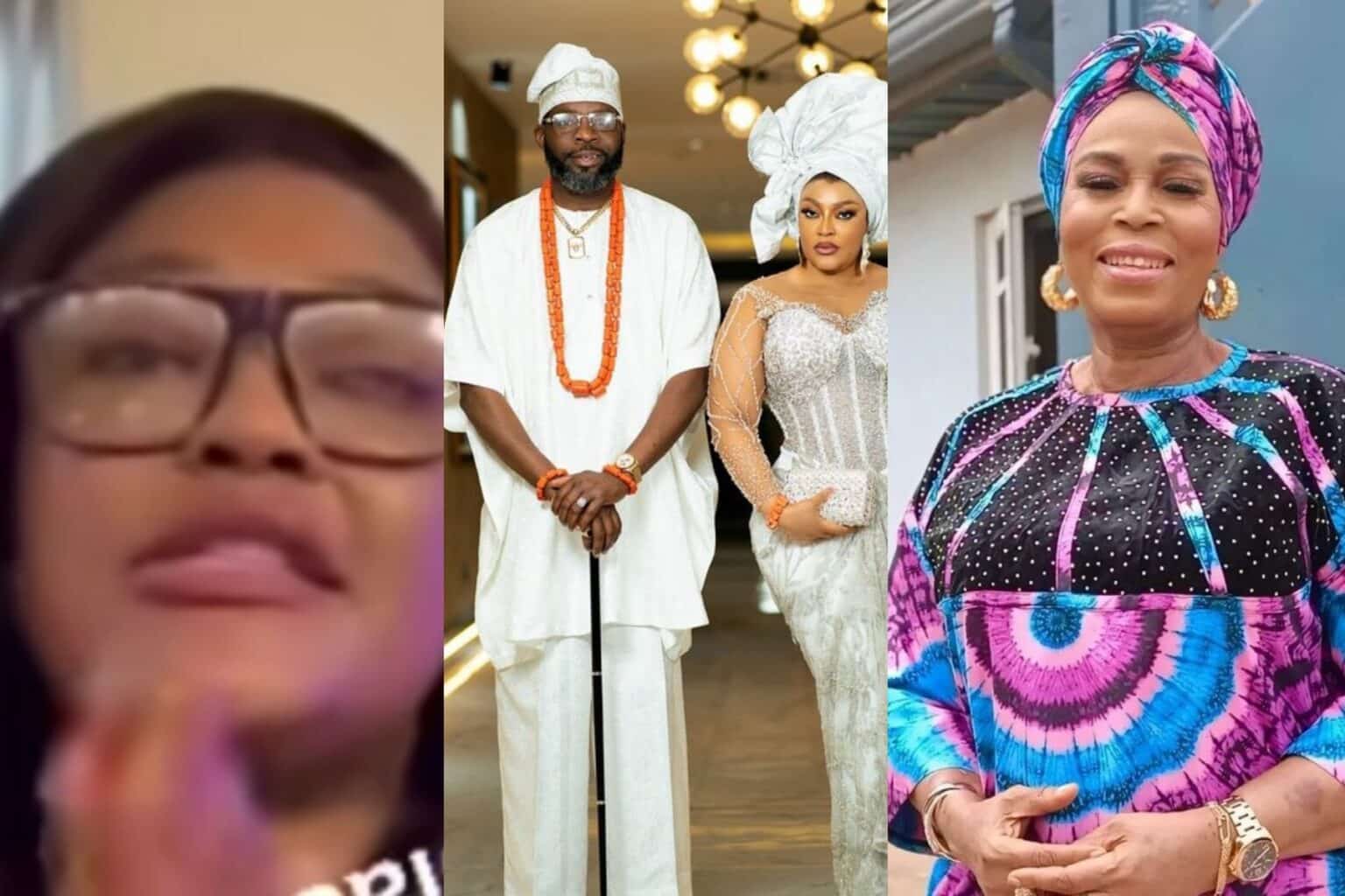 Nollywood: Biodun Okeowo pleads to colleague as she addresses reports of snatching her husband from veteran, Lola Idije’s daughter (Video)