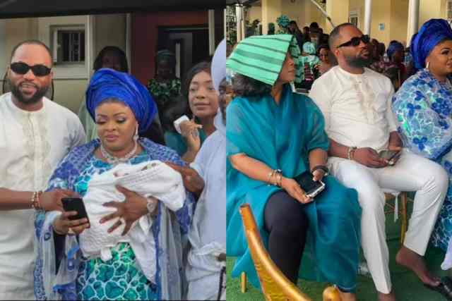 Mild Drama Ensues Between Damola Olatunji & A Fan Asking If He’s Dayo Amusa’s Baby Daddy