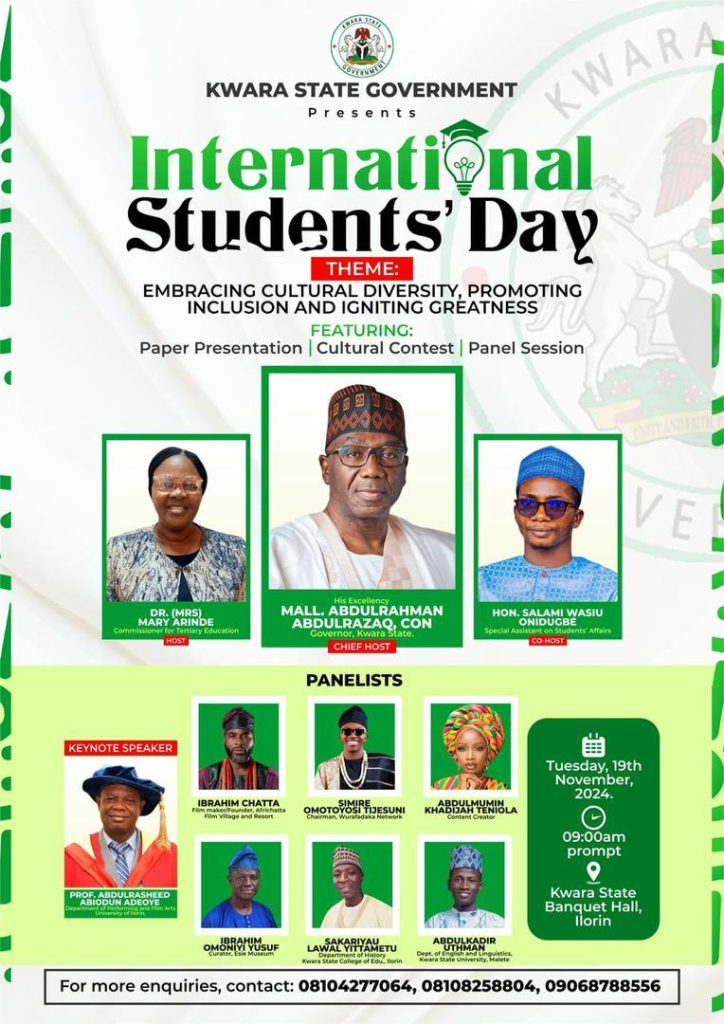 Kwara Govt Set To Commemorate International Students’ Day