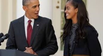 Barack Obama reacts to oldest daughter Malia dropping her last name