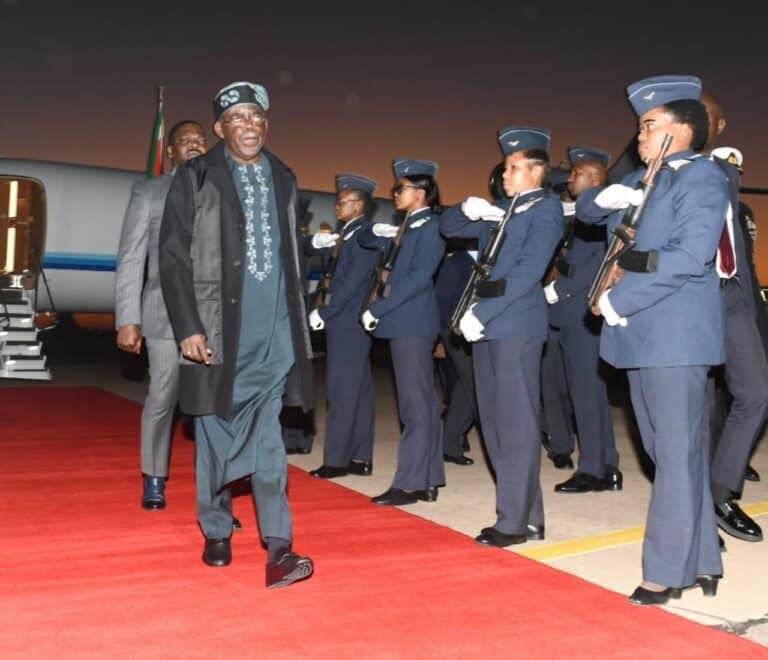 Tinubu Arrives Brazil For G-20 Summit