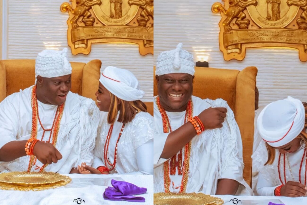 “You are my greatest blessing and I’m grateful for this…” – Olori Ashley tells Ooni of Ife as she appreciates him in heartfelt note