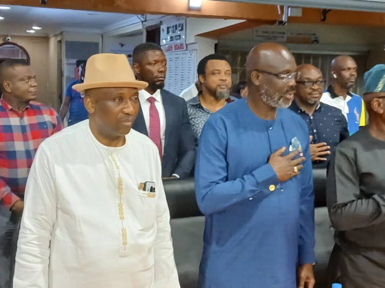 JUST IN: Primate Ayodele Welcomes Former Liberia President, George Weah To Nigeria (PHOTOS)