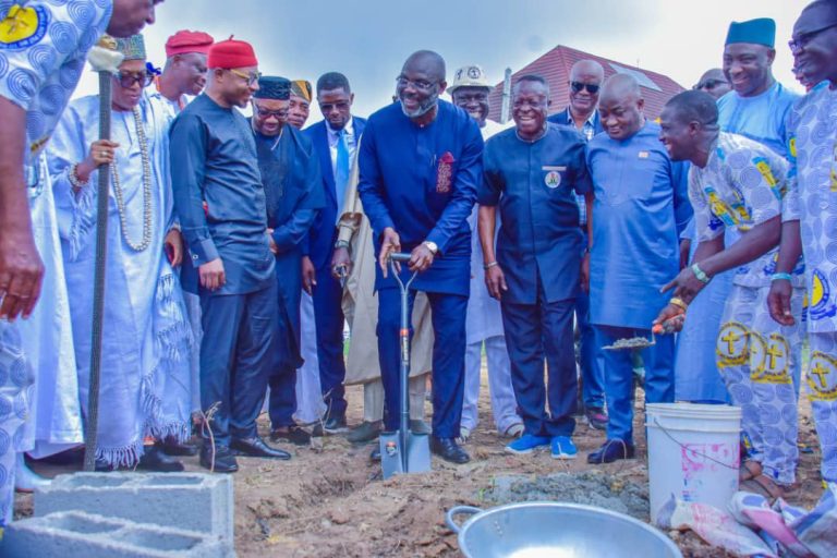 George Weah Leads Dignitaries To Commission Primate Ayodele’s Church Auditorium